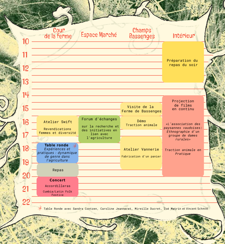Programme du vendredi
